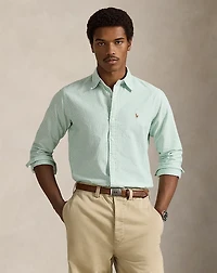 Classic Fit Striped Oxford Shirt