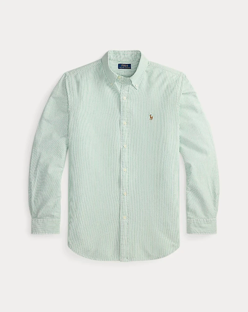 Classic Fit Striped Oxford Shirt