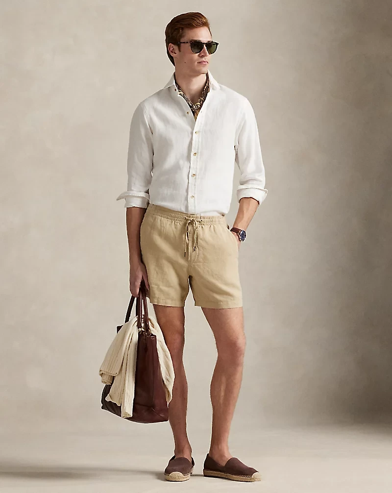 6-Inch Polo Prepster Linen Short