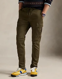 Stretch Slim Fit Knitlike Cargo Pant
