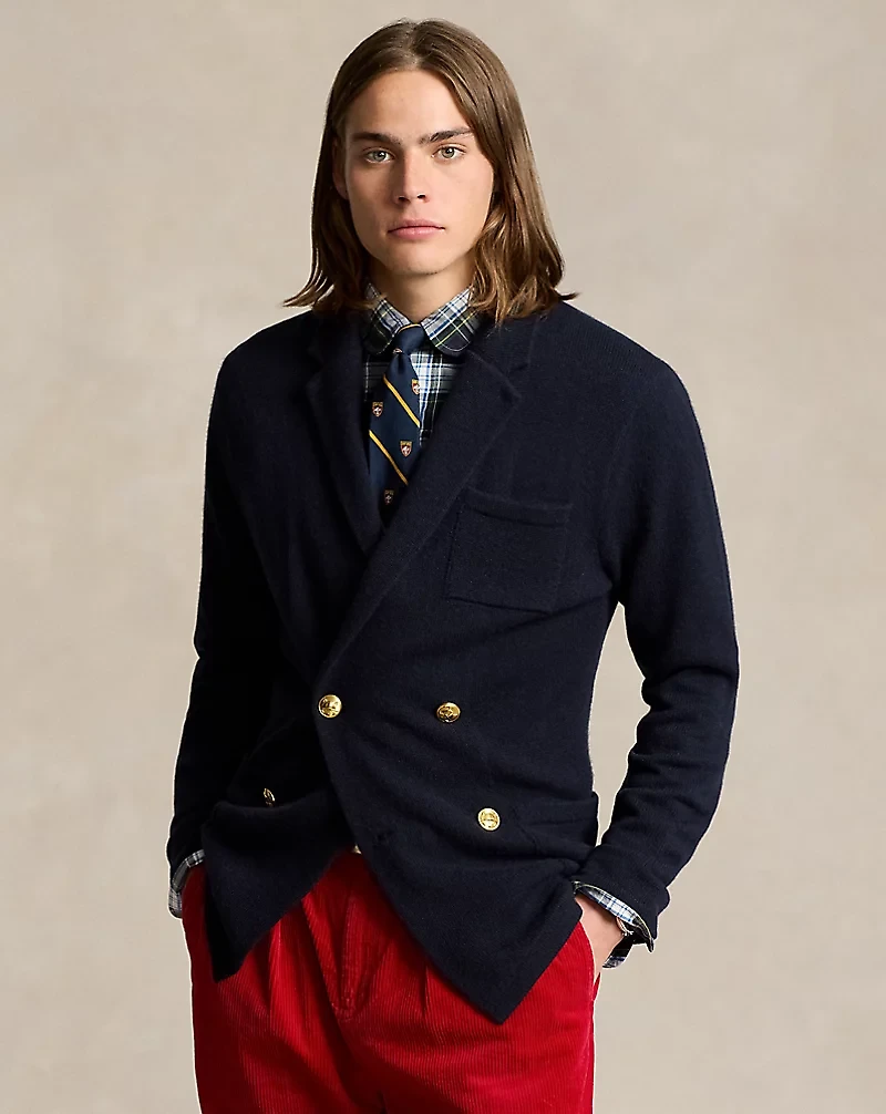 Cashmere Blazer Cardigan