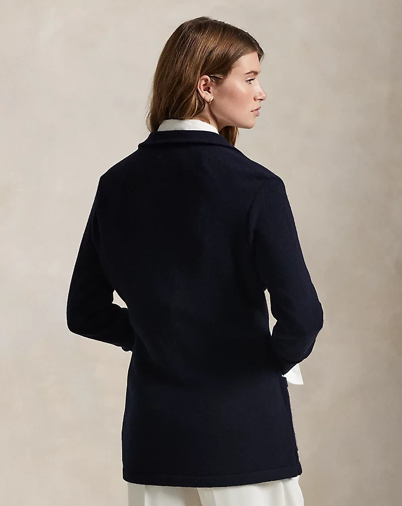 Cashmere Blazer Cardigan