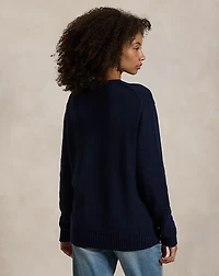 Polo Bear Cotton-Linen Sweater