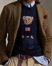 Polo Bear Cotton-Linen Sweater