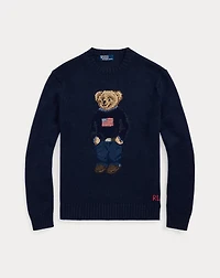 Polo Bear Cotton-Linen Sweater