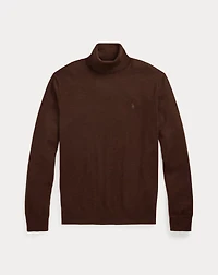 Washable Wool Turtleneck Sweater