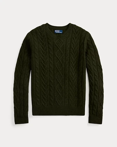 Wool-Alpaca Fisherman’s Sweater