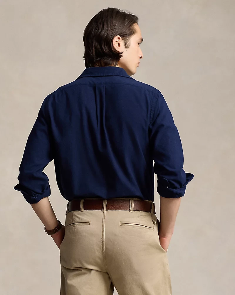 Classic Fit Brushed Flannel Shirt