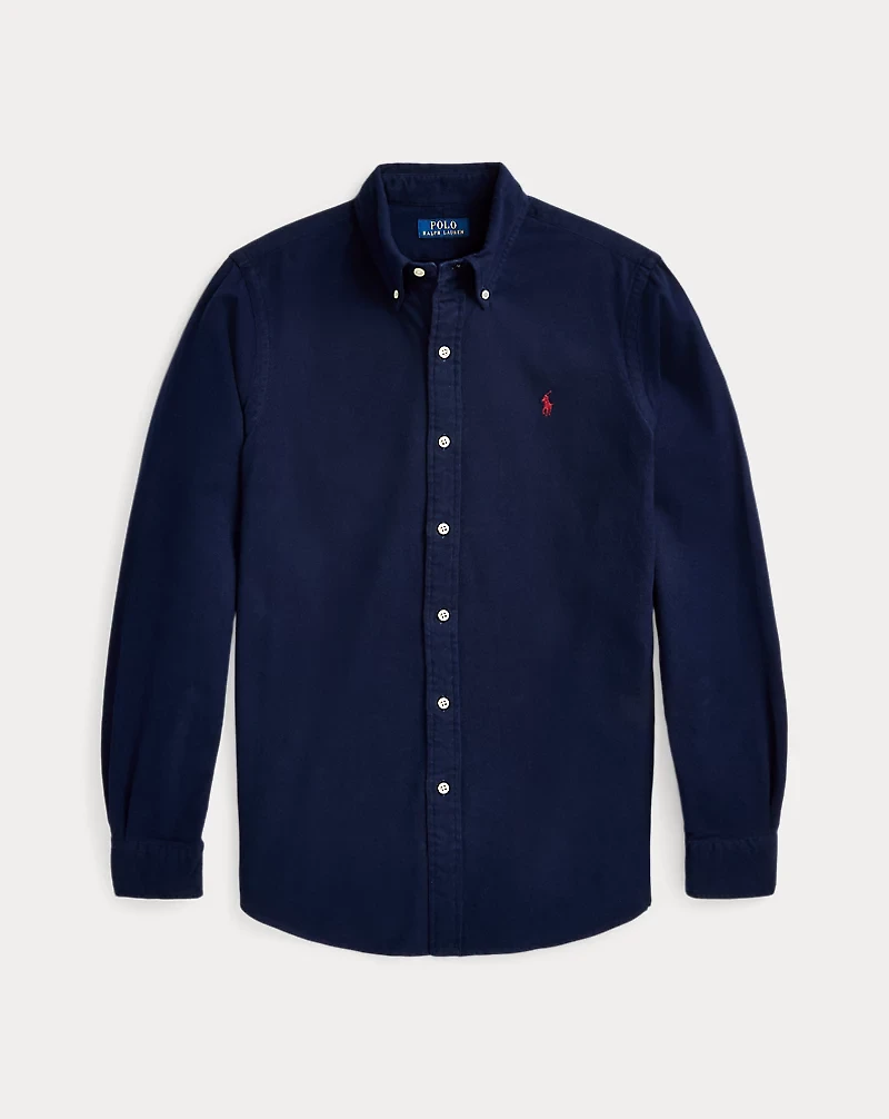 Classic Fit Brushed Flannel Shirt