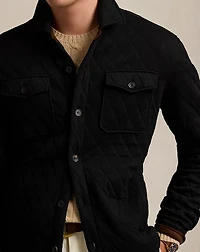 Quilted Double-Knit Jersey Overshirt