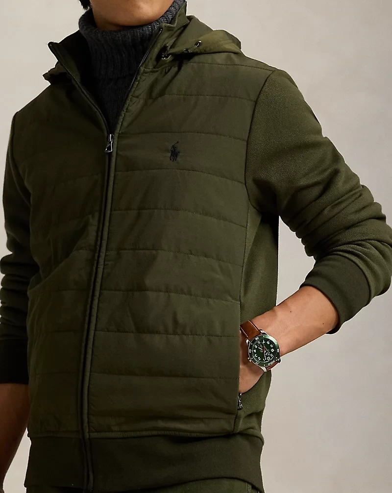 Hybrid Full-Zip Hoodie