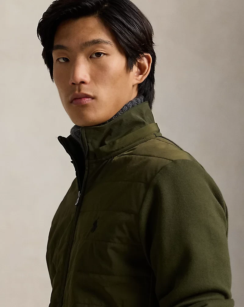 Hybrid Full-Zip Hoodie