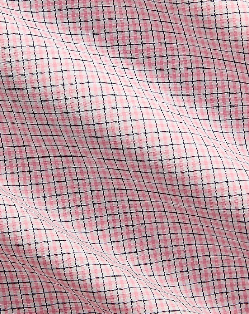 Classic Fit Glen Plaid Poplin Shirt