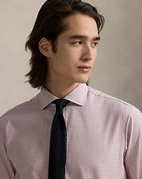 Classic Fit Glen Plaid Poplin Shirt