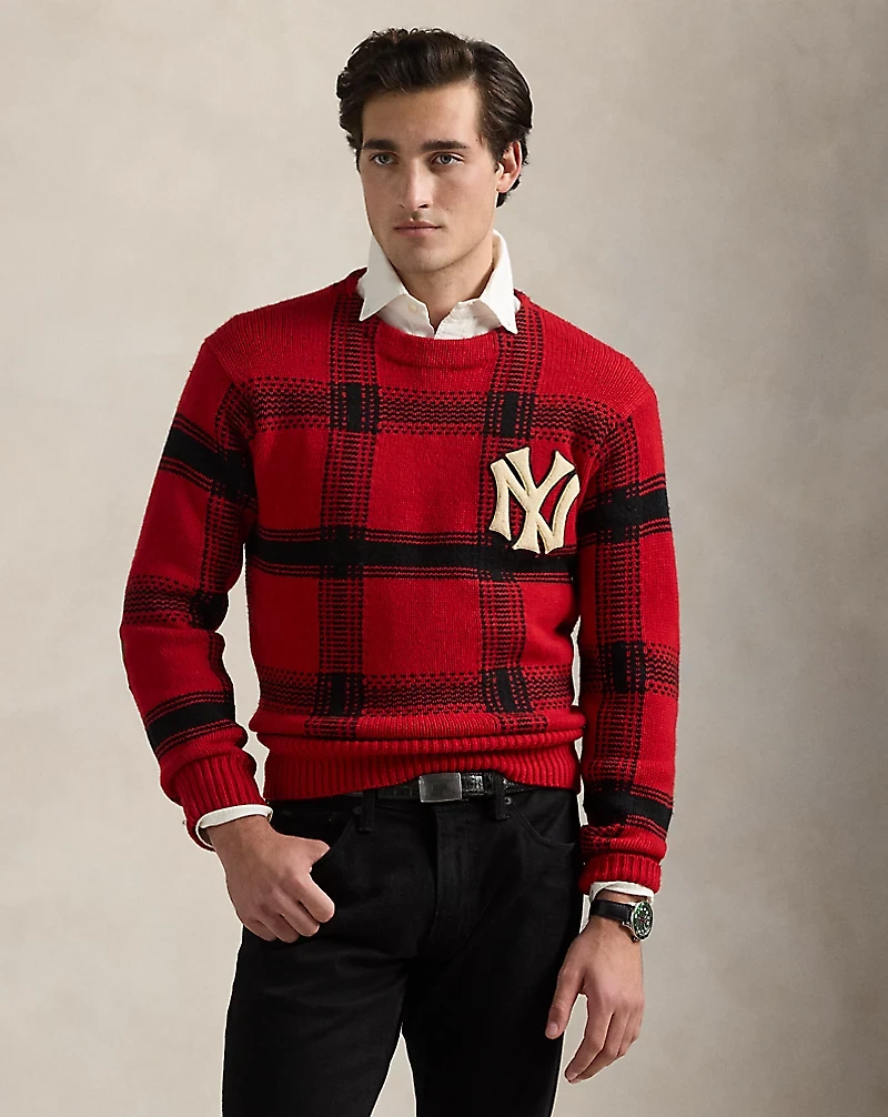 Polo Ralph Lauren Yankees Plaid Sweater
