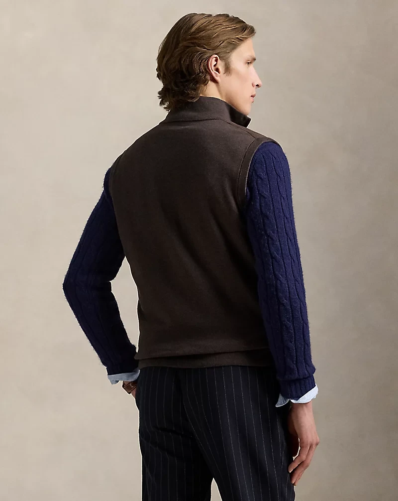 Hybrid Full-Zip Sweater Vest