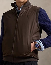 Hybrid Full-Zip Sweater Vest