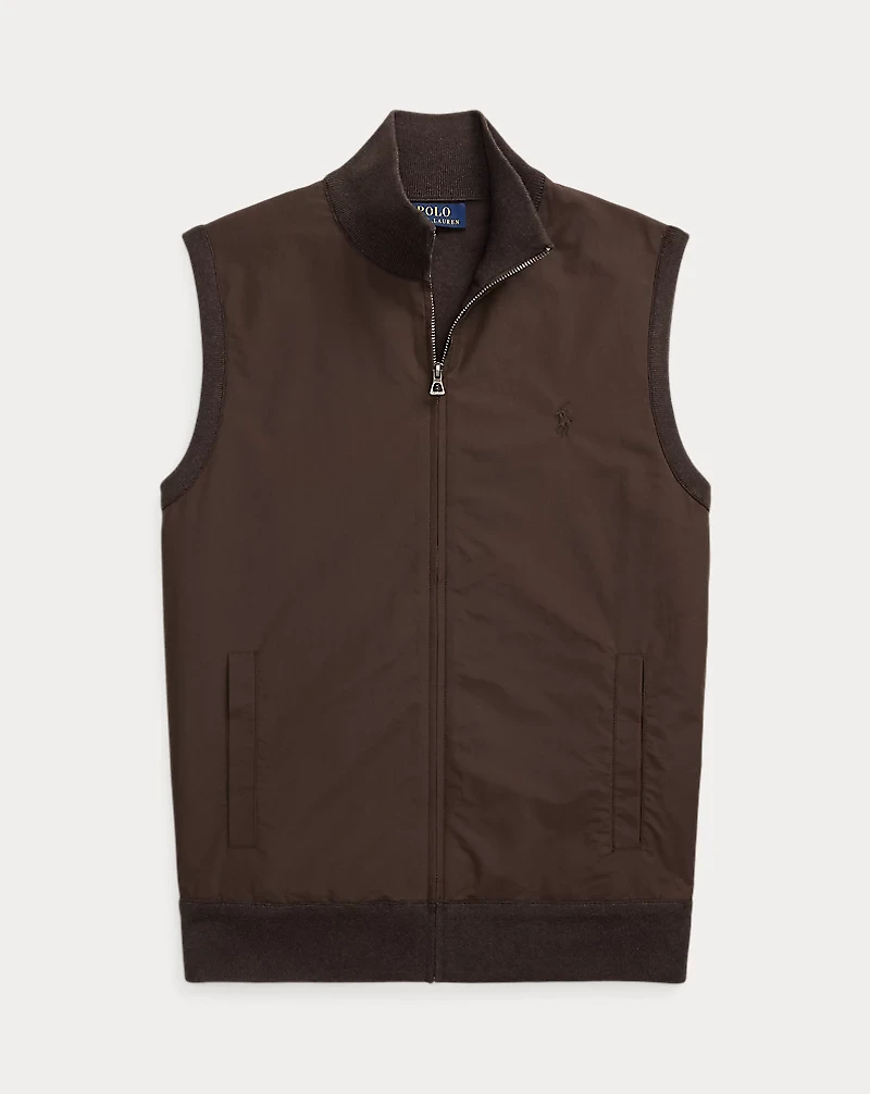 Hybrid Full-Zip Sweater Vest