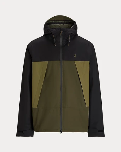 Color-Blocked Hooded Jacket