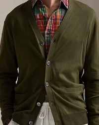 Cotton V-Neck Cardigan