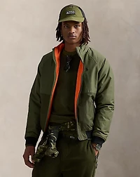Color-Blocked Raglan-Sleeve Jacket