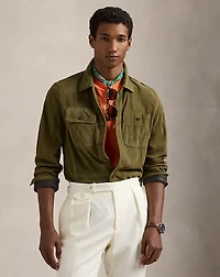 Suede Shirt Jacket