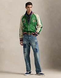 Embroidered Satin Jacket