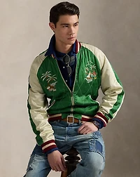 Embroidered Satin Jacket