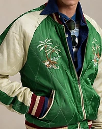 Embroidered Satin Jacket