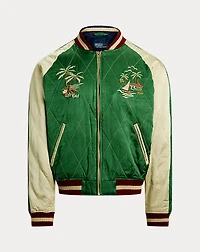 Embroidered Satin Jacket