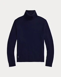 Wool-Cotton Turtleneck Sweater