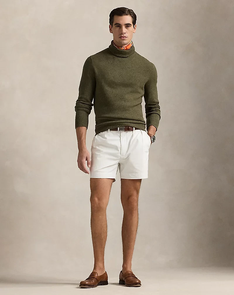 Wool-Cotton Turtleneck Sweater