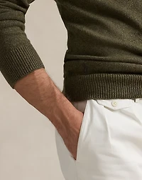 Wool-Cotton Turtleneck Sweater