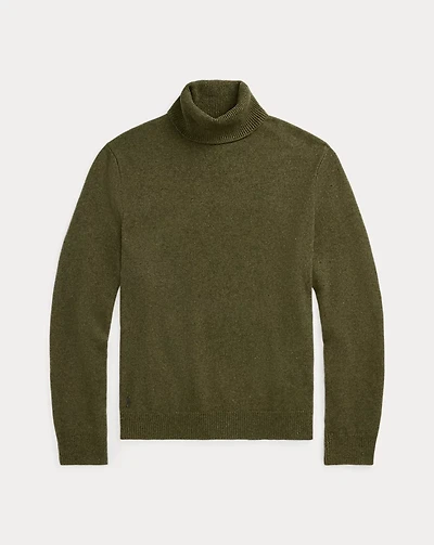 Wool-Cotton Turtleneck Sweater