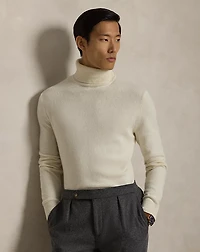 Wool-Cotton Turtleneck Sweater