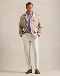 Linen Herringbone Field Jacket
