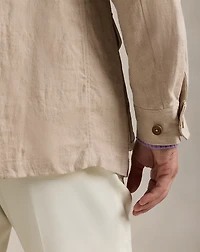 Linen Herringbone Field Jacket