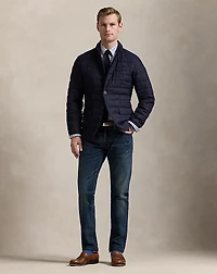 Quilted Linen Down Jacket