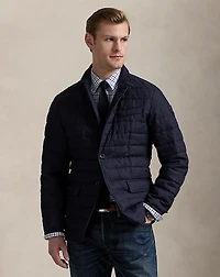 Quilted Linen Down Jacket