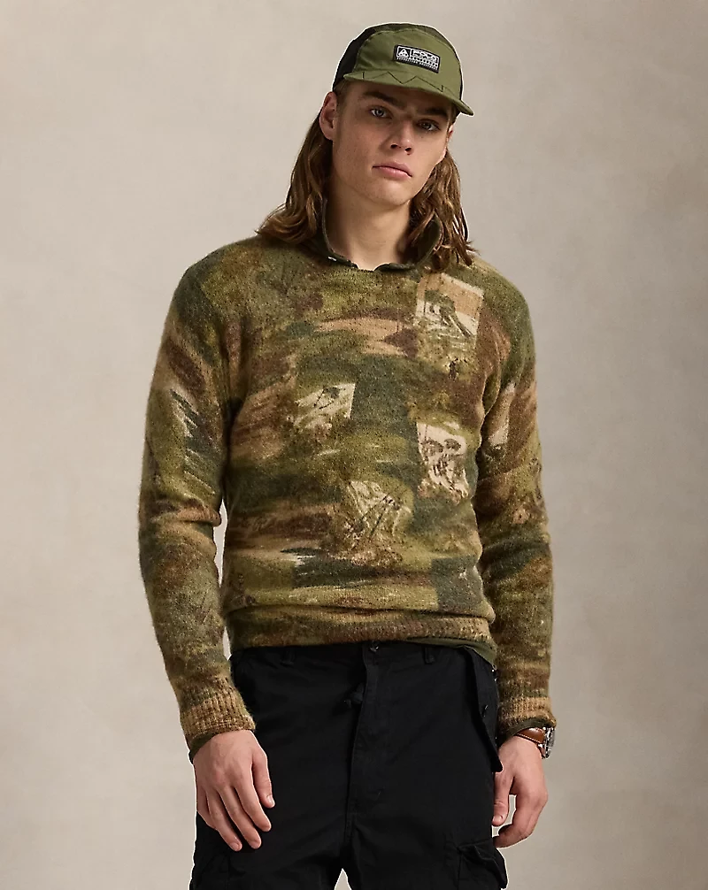 Sea-to-Ski Camo Sweater
