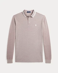 Custom Slim Fit Stretch Mesh Polo Shirt