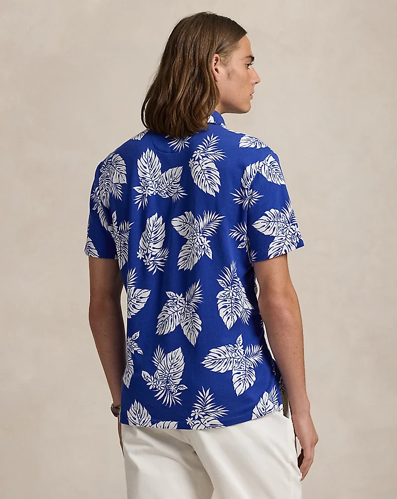 Custom Slim Fit Monstera Spa Terry Polo