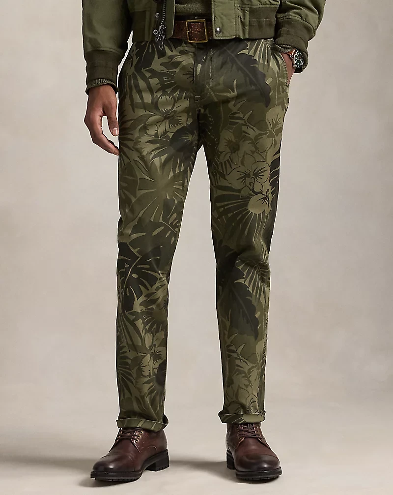 Stretch Straight Palm-Camo Chino Pant