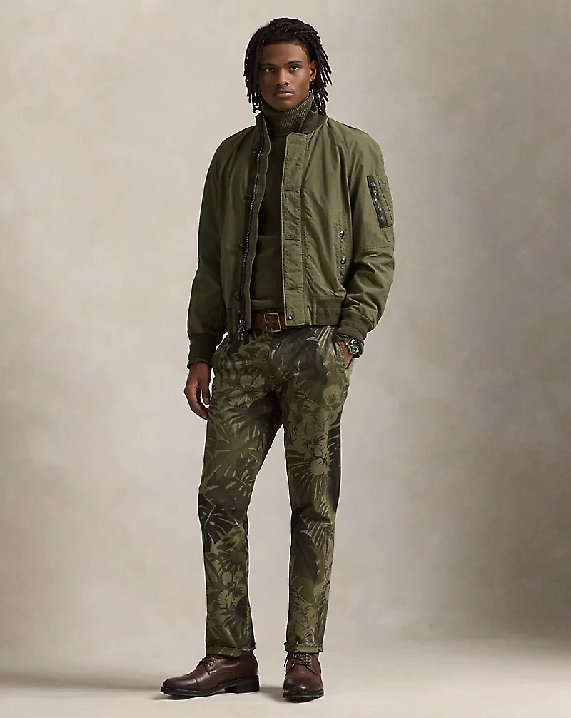 Stretch Straight Palm-Camo Chino Pant