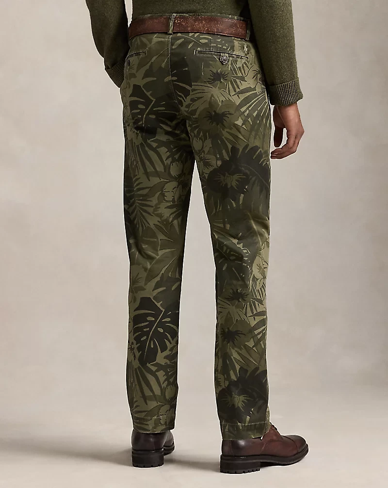 Stretch Straight Palm-Camo Chino Pant
