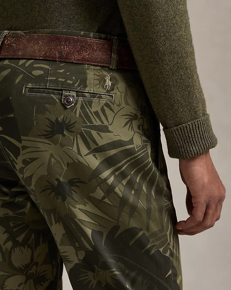 Stretch Straight Palm-Camo Chino Pant
