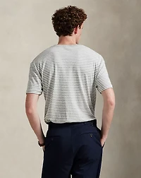 Classic Fit Striped Soft Cotton T-Shirt