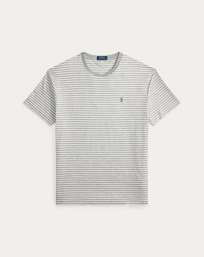 Classic Fit Striped Soft Cotton T-Shirt