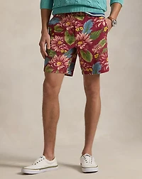 9-Inch Classic Fit Floral Twill Short