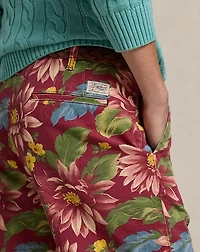 9-Inch Classic Fit Floral Twill Short